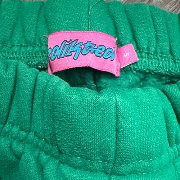 Edikted Green Joggers with Bold Logo - Picture 2 of 6